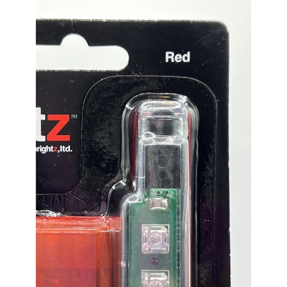 Brightz Red LED Bicycle Light Beam with 1-Constant & 3-Flash Mode Settings New - Picture 2 of 6